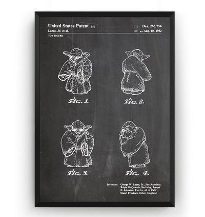 Yoda 1982 Patent Print - Magic Posters