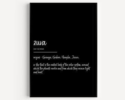 Zuva Definition Print - Magic Posters