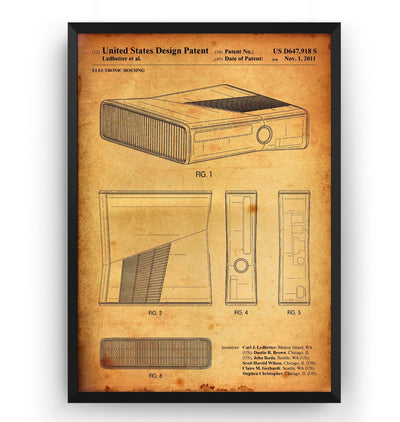 360 S Console 2011 Patent Print - Magic Posters