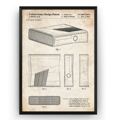 360 S Console 2011 Patent Print - Magic Posters