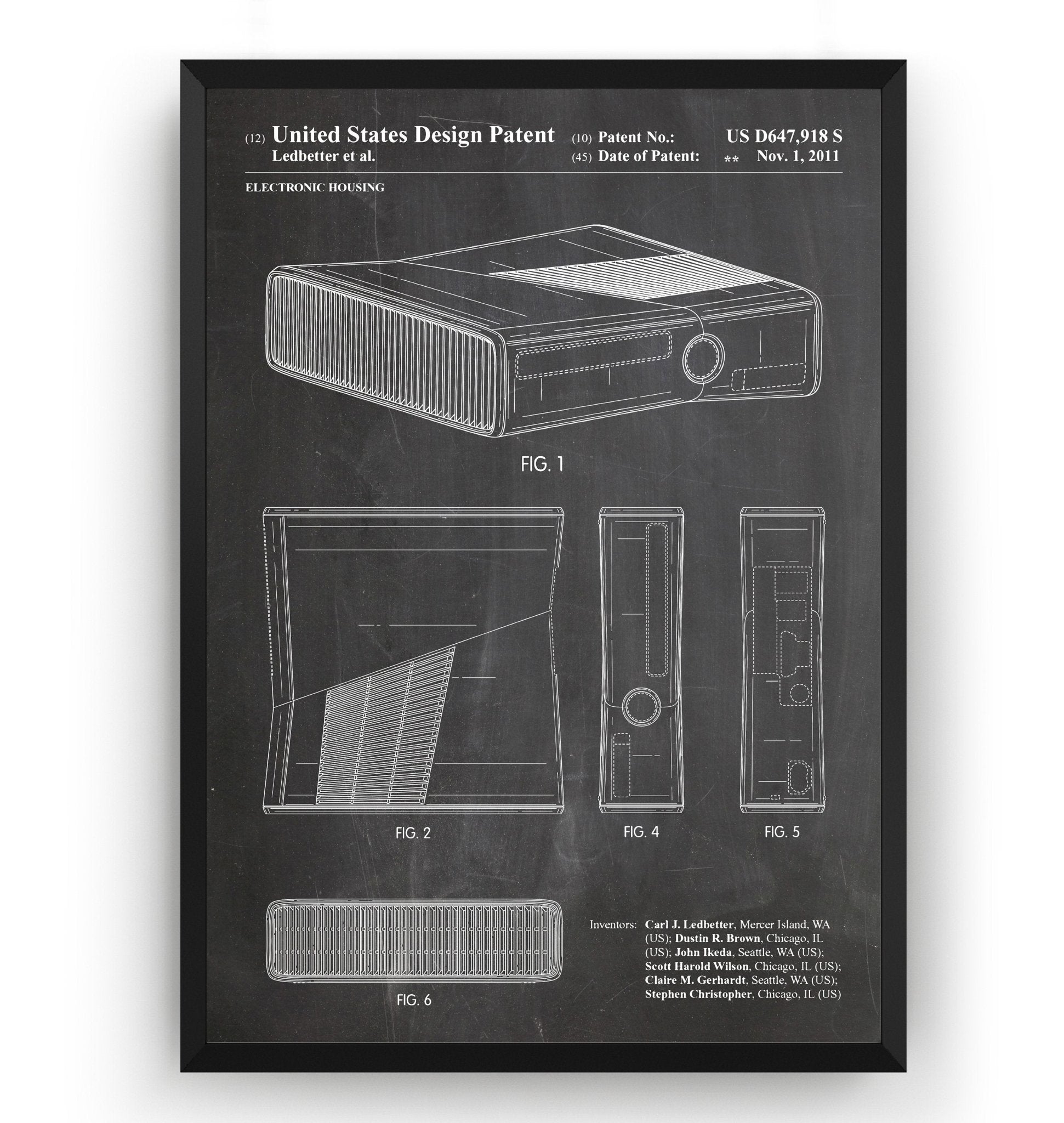 360 S Console 2011 Patent Print - Magic Posters