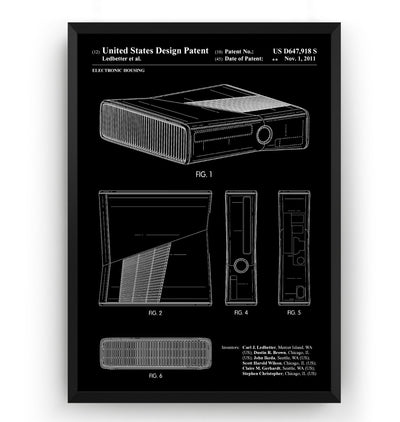 360 S Console 2011 Patent Print - Magic Posters