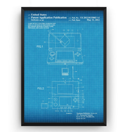 3DS 2012 Patent Print - Magic Posters