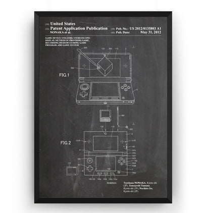 3DS 2012 Patent Print - Magic Posters
