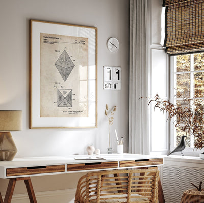 8 Sided Dice 1984 Patent Print - Magic Posters