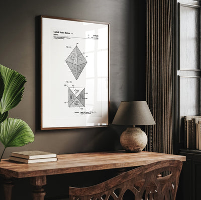 8 Sided Dice 1984 Patent Print - Magic Posters