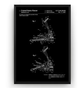 Elliptical Exercise Machine 2009 Patent Print - Magic Posters