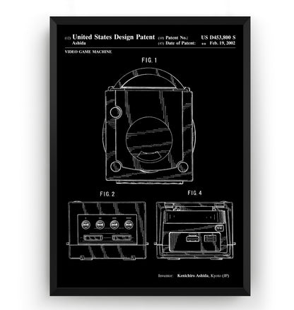 Gamecube 2002 Patent Print - Magic Posters