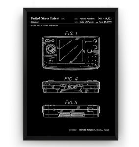 Neo Geo Pocket 1999 Patent Print - Magic Posters