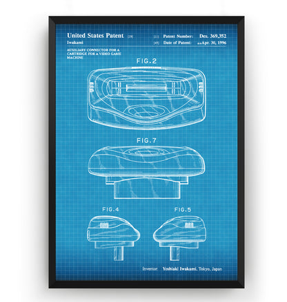 Genesis 32X 1996 Patent Print - Magic Posters