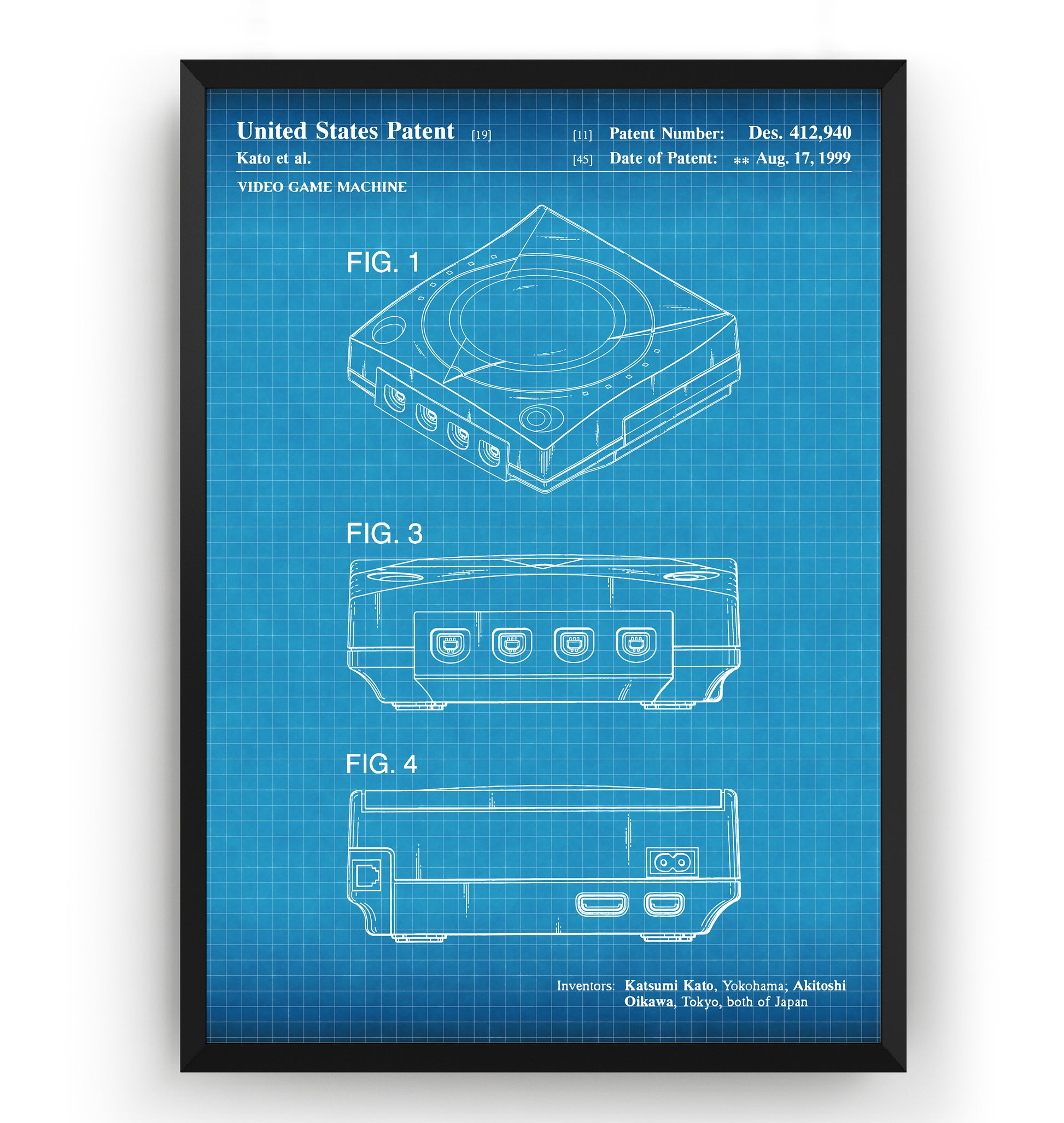 Dreamcast 1999 Patent Print - Magic Posters