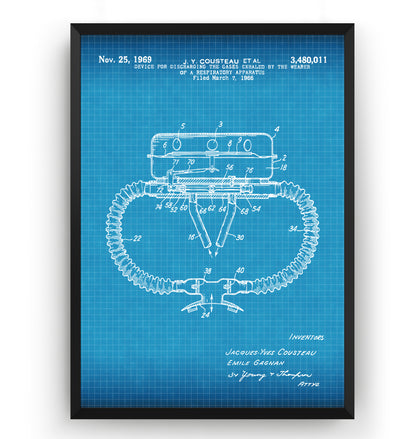 Device for Discharging Gases 1969 Patent Print - Magic Posters