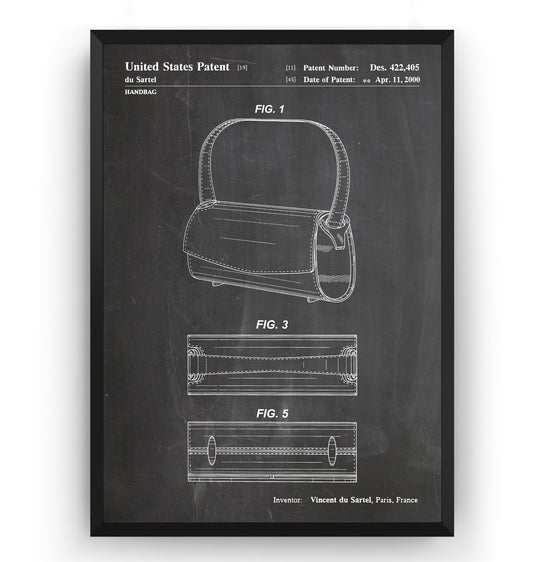 LV Handbag 2000 Patent Print - Magic Posters