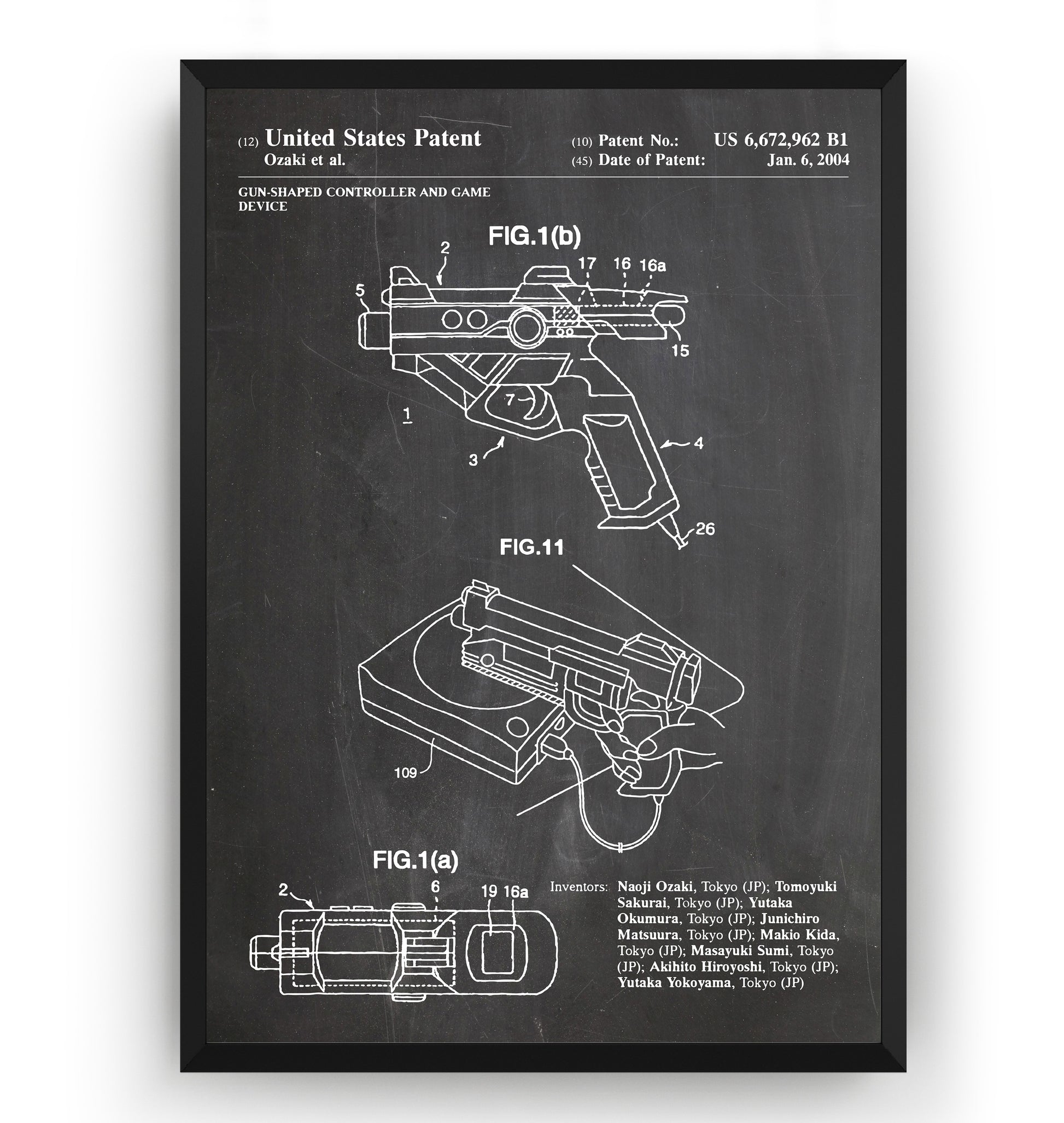 Dreamcast Gun 2004 Patent Print - Magic Posters
