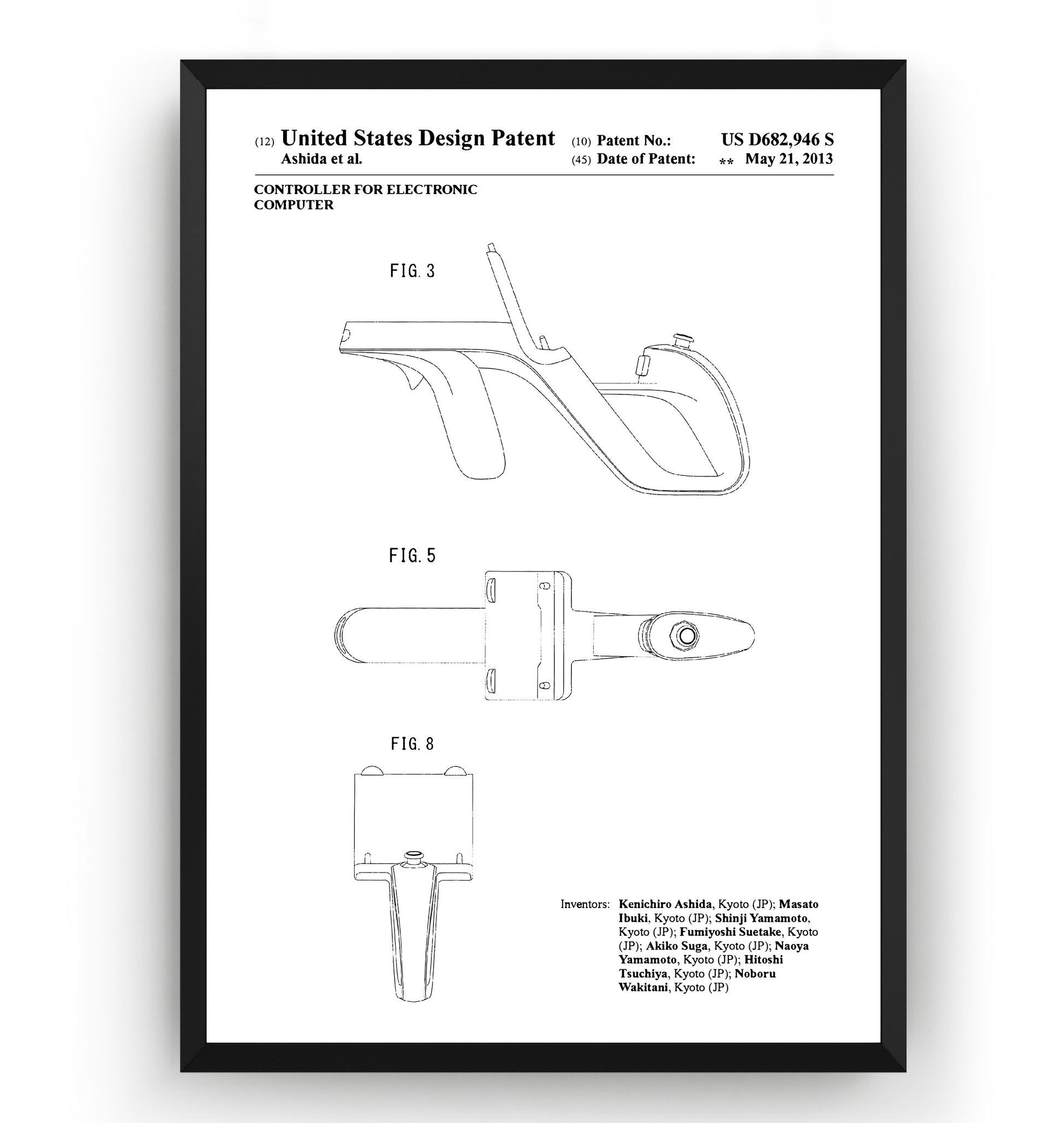 Zapper 2013 Patent Print - Magic Posters