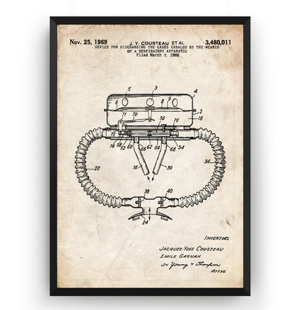 Device for Discharging Gases 1969 Patent Print - Magic Posters