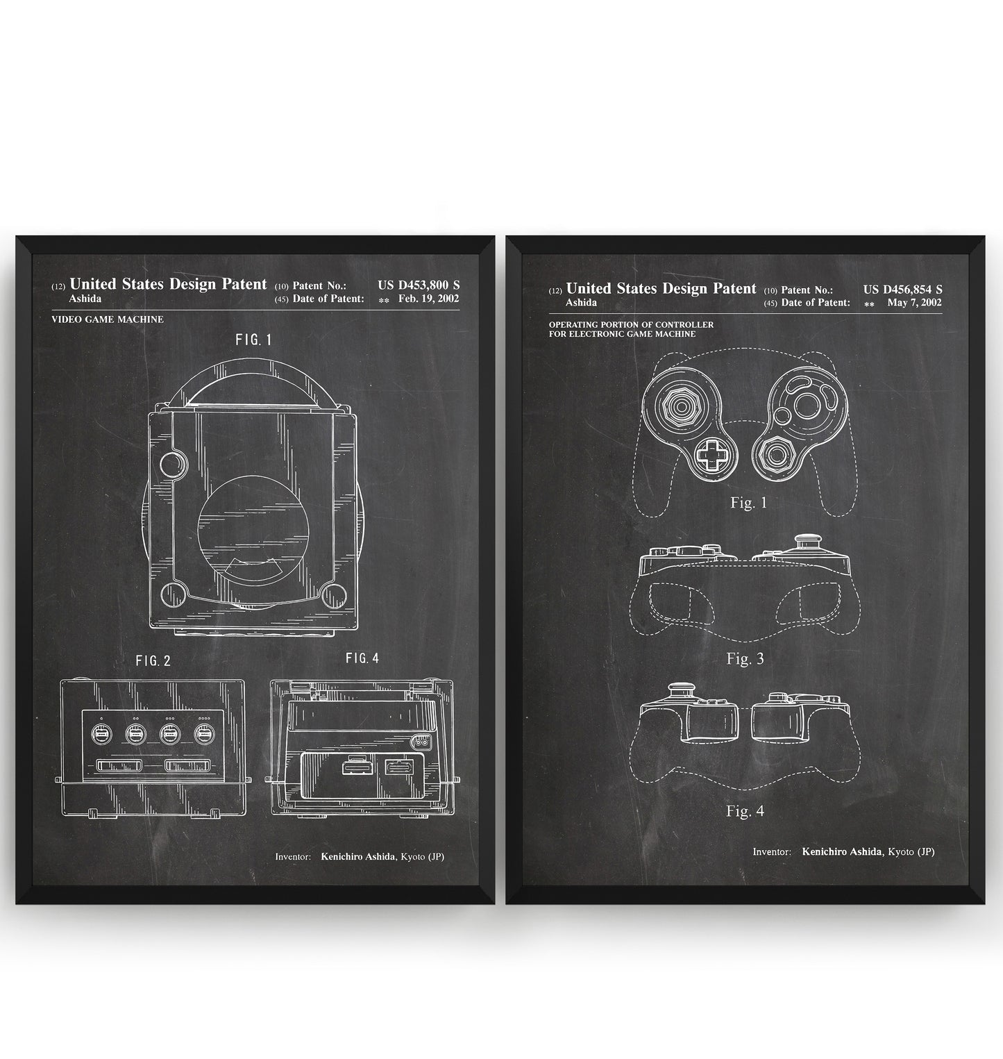 Gamecube Set Of 2 Patent Prints - Magic Posters