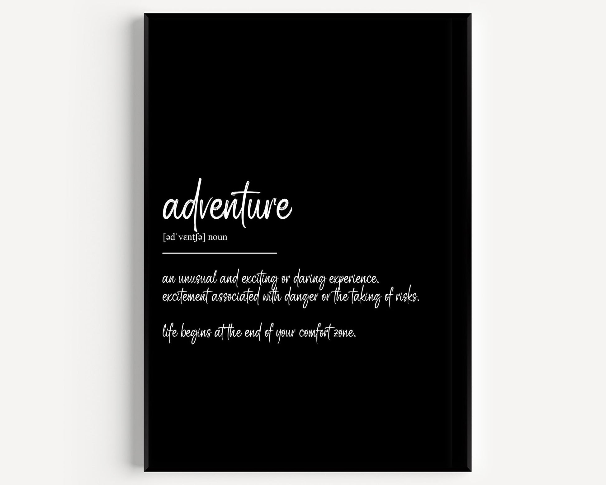 Adventure Definition Print - Magic Posters
