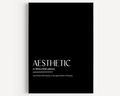 Aesthetic Definition Print - Magic Posters