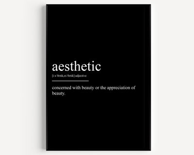 Aesthetic Definition Print - Magic Posters