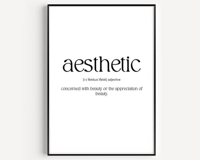 Aesthetic Definition Print - Magic Posters