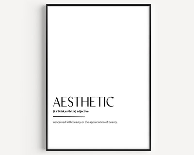 Aesthetic Definition Print - Magic Posters
