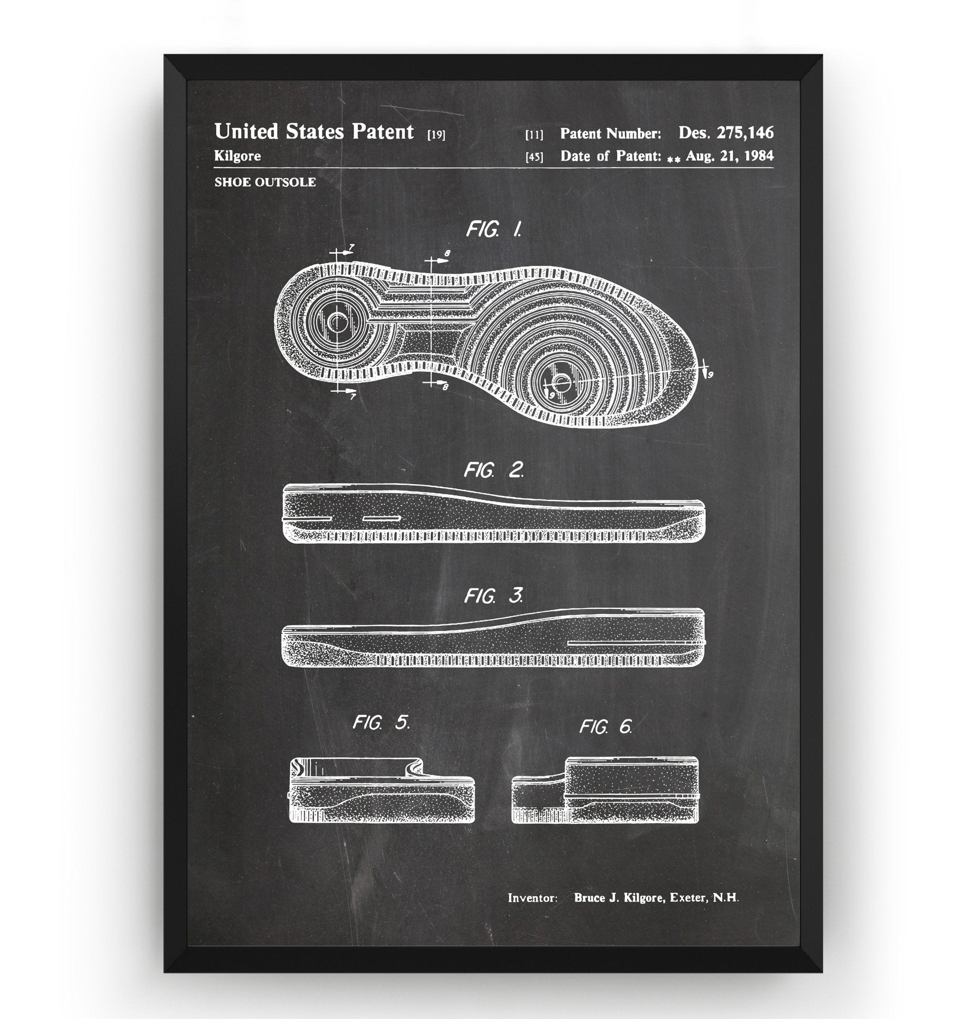 Air Force 1 Sole 1984 Patent Print - Magic Posters