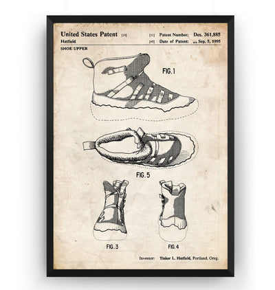 Air Jordan 11 1995 Patent Print - Magic Posters