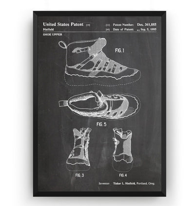 Air Jordan 11 1995 Patent Print - Magic Posters