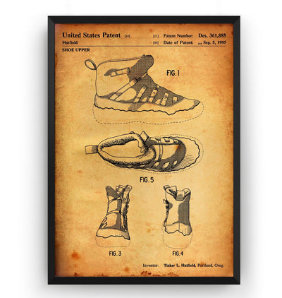 Air Jordan 11 1995 Patent Print - Magic Posters