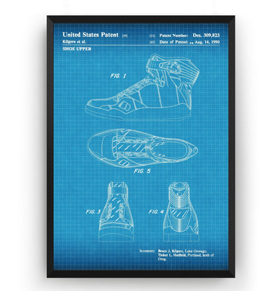 Air Jordan 1990 Patent Print - Magic Posters