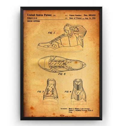 Air Jordan 1990 Patent Print - Magic Posters
