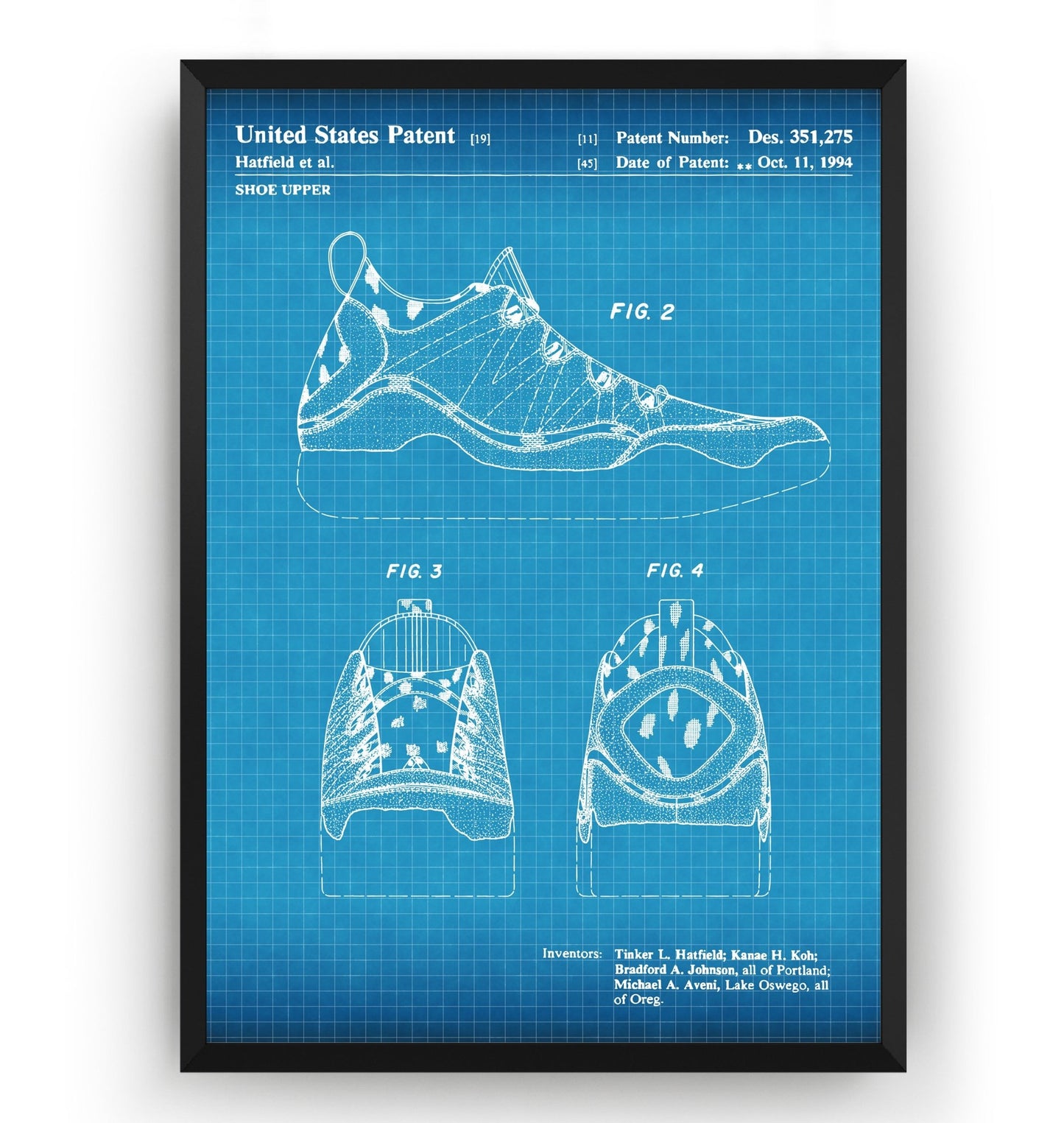 Air Jordan 1994 V2 Patent Print - Magic Posters