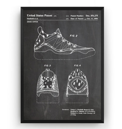 Air Jordan 1994 V2 Patent Print - Magic Posters