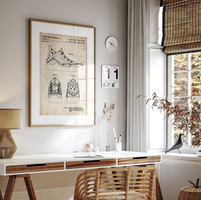 Air Jordan 1994 V2 Patent Print - Magic Posters