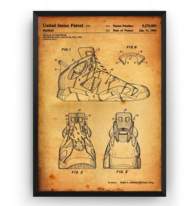 Air Jordan 6 1994 Patent Print - Magic Posters