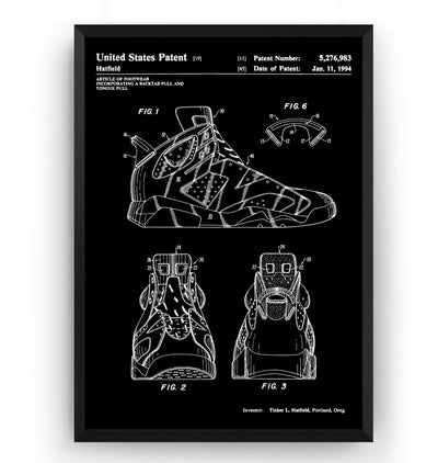 Air Jordan 6 1994 Patent Print - Magic Posters