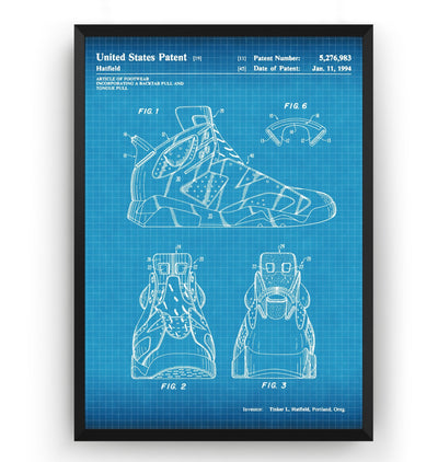 Air Jordan 6 1994 Patent Print - Magic Posters