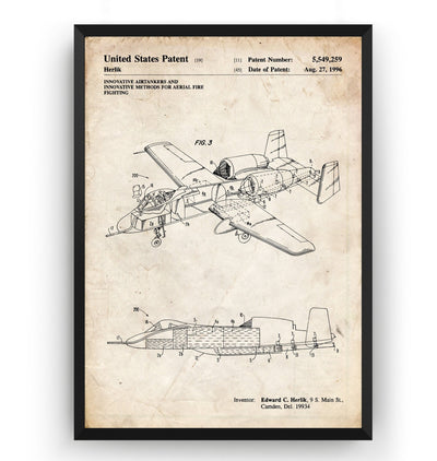 Airtanker 1996 Patent Print - Magic Posters