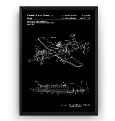 Airtanker 1996 Patent Print - Magic Posters