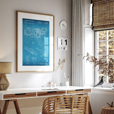 AK-47 Rifle 2007 Patent Print - Magic Posters