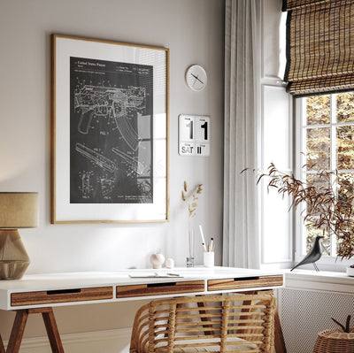 AK-47 Rifle 2007 Patent Print - Magic Posters