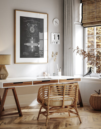 Alternating Electric Current Generator Patent Print - Magic Posters