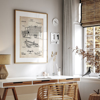 Ambulance 1918 Patent Print - Magic Posters