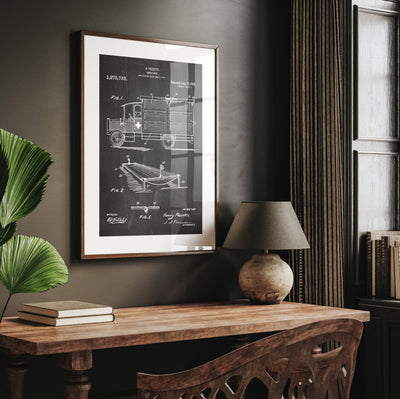 Ambulance 1918 Patent Print - Magic Posters