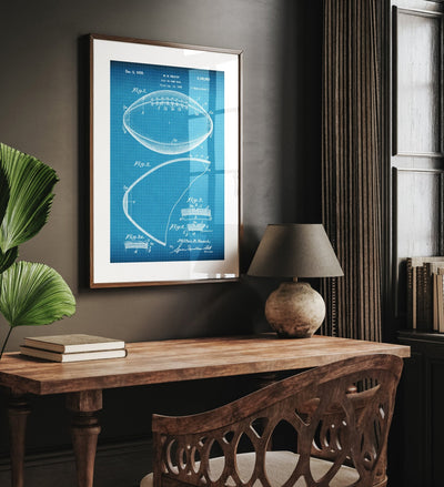 American Football 1903 Patent Print - Magic Posters