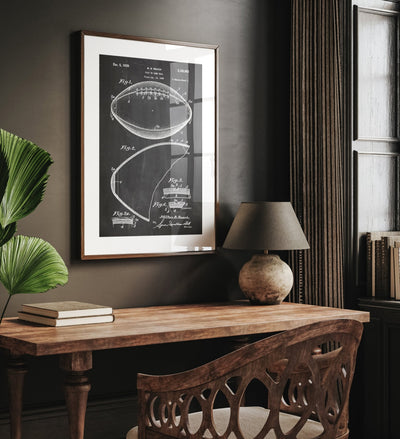 American Football 1903 Patent Print - Magic Posters