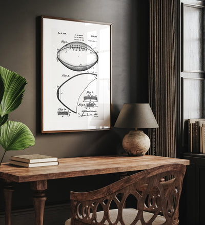 American Football 1903 Patent Print - Magic Posters