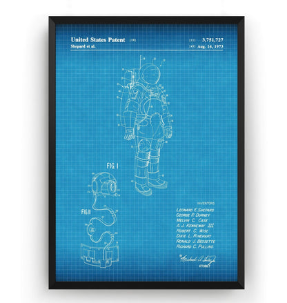 Apollo Space Suit Patent Print - Magic Posters