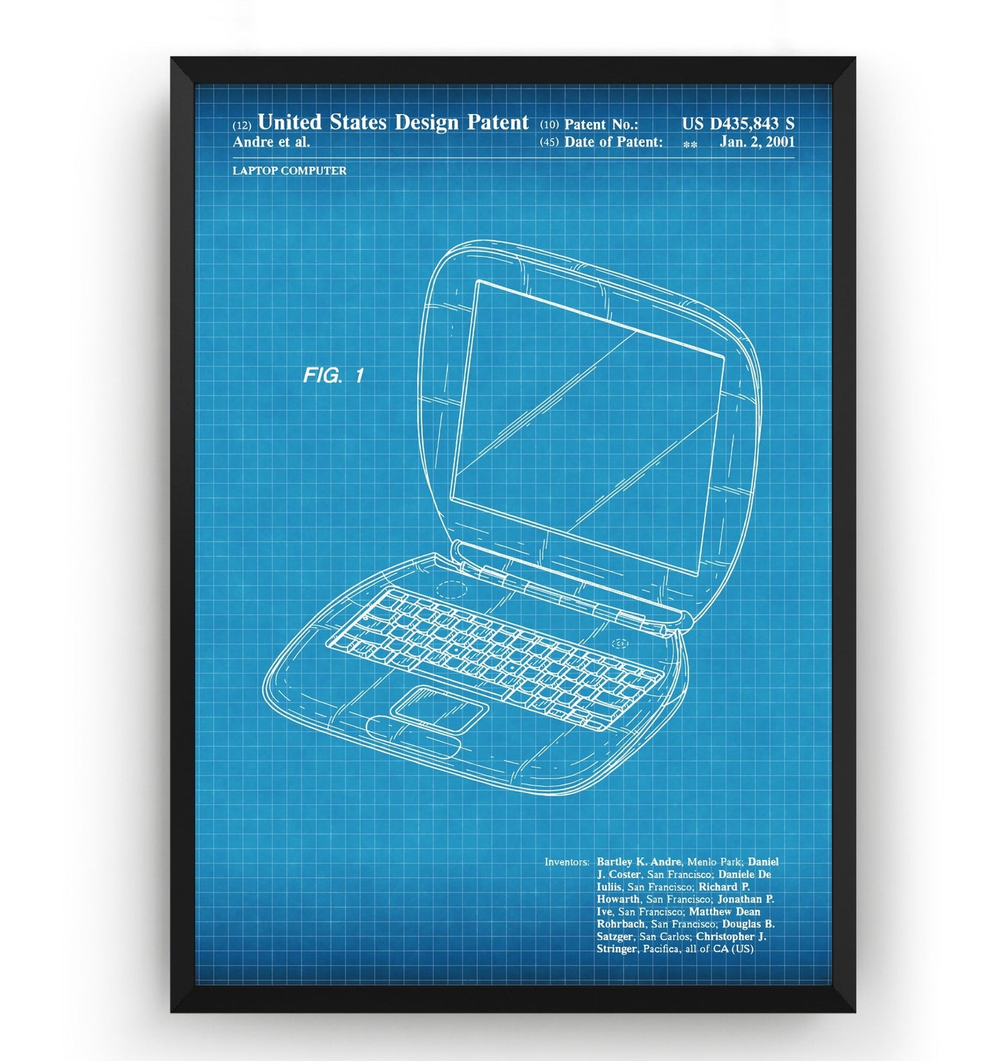 Apple iBOOK G3 2001 Patent Print - Magic Posters